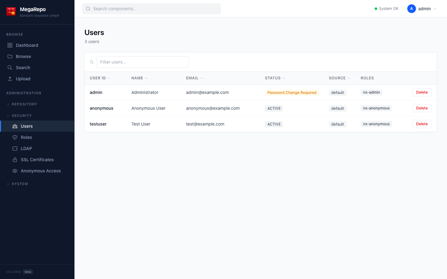 User Management